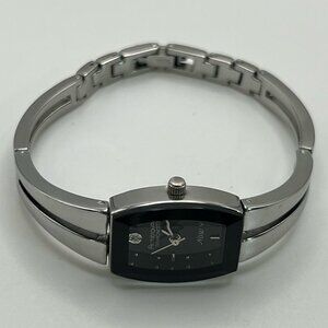 Armitron Now Diamond Vintage Petite Black and Silver Ladies Watch Working